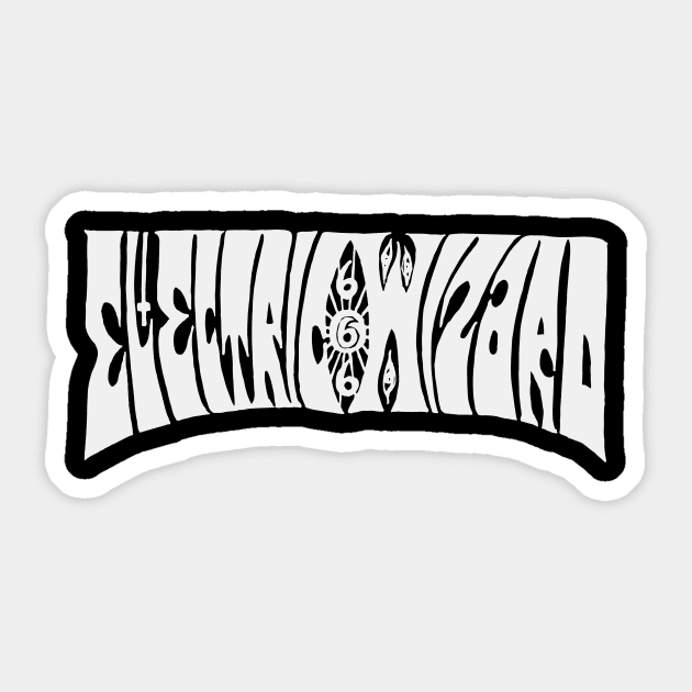 Electric Wizard Sticker by Beata Lazaro